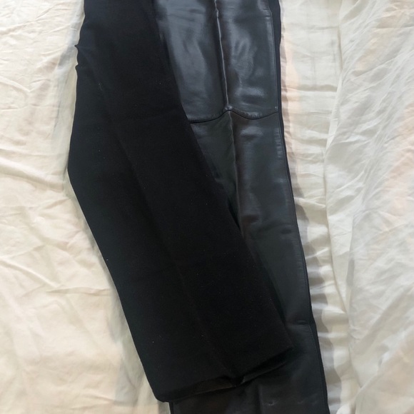 SOLD - Chico’s black leather pants - - Picture 2 of 3